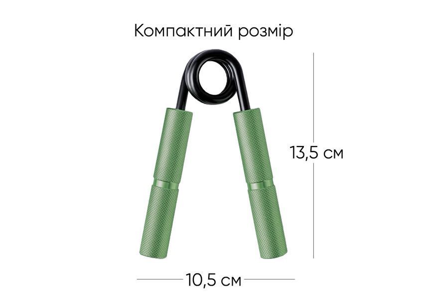 Кистевой эспандер Hand Grip PRO 91 кг зеленый (200 lb) EasyFit 2123863 фото