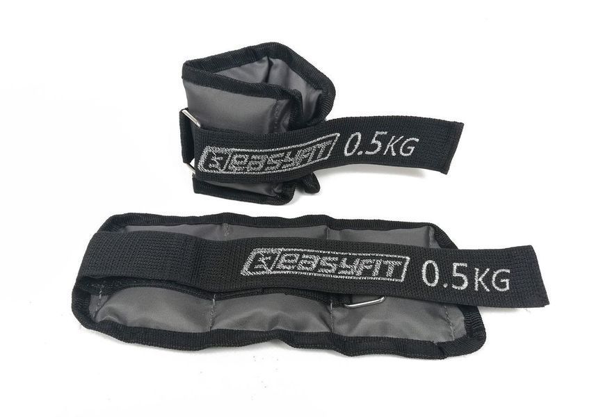 Утяжелители для ног и рук с металлом Metal 0,5 кг (пара) EasyFit 2123976 фото