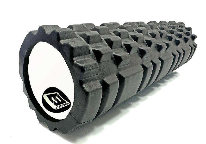 Массажный ролик Grid Roller 45 см v.2.1 Черный EasyFit 2124083 фото