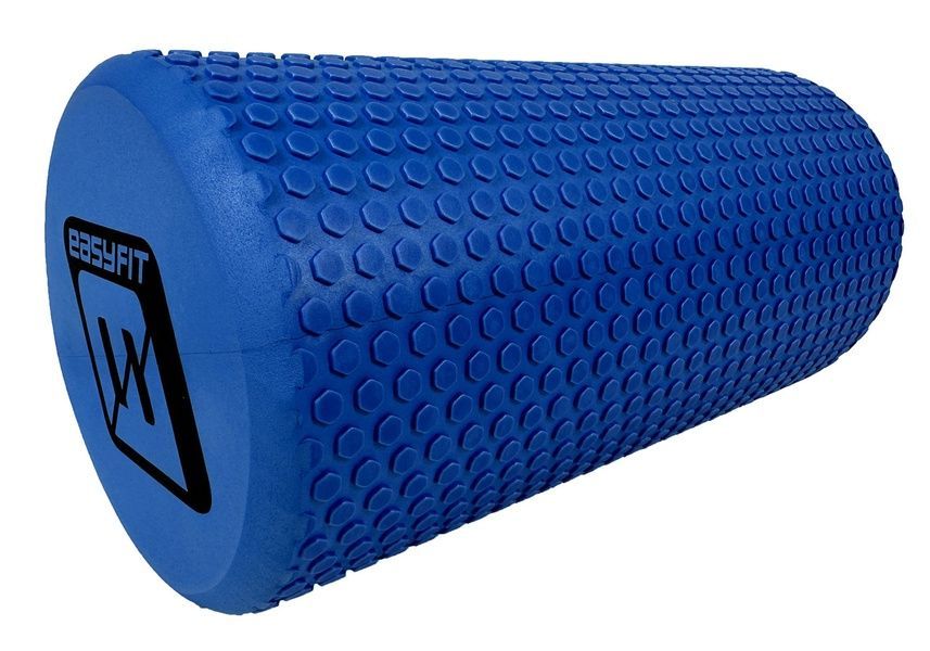 Масажний ролик Foam Roller 30 см Синій EasyFit 2124042 фото