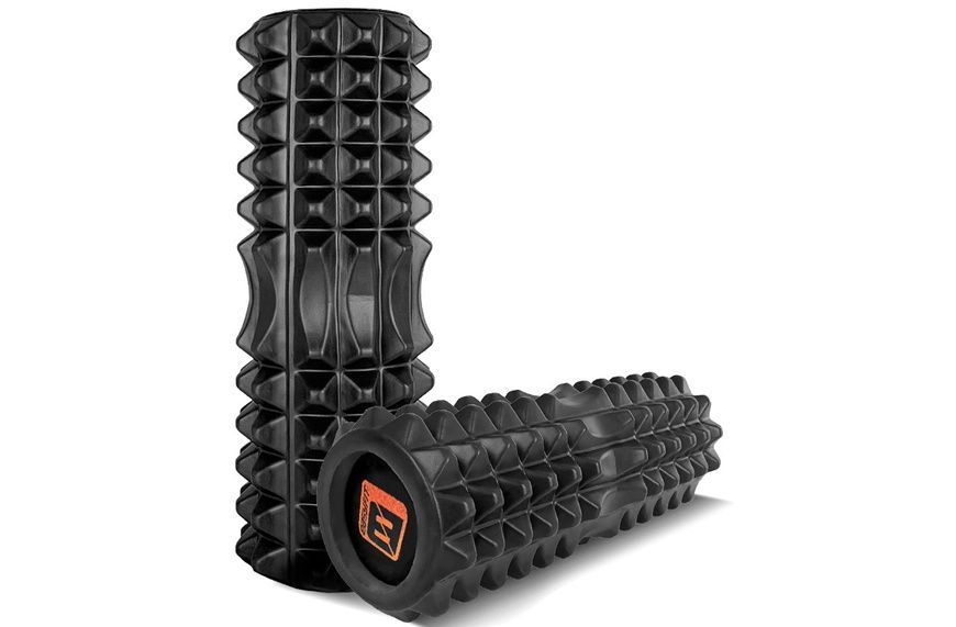Массажный ролик Solid Roller v.1.2s 33х13 см черный EasyFit 2124388 фото