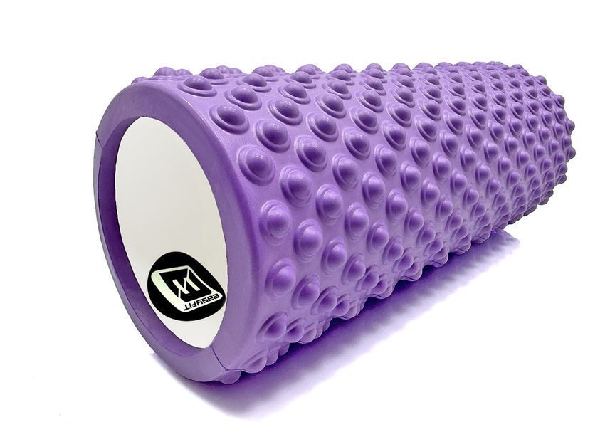 Масажний ролик Grid Roller Light 33 см Фіолетовий EasyFit 2124121 фото