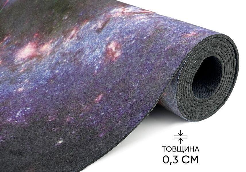 Коврик для йоги Light VioletMoon (замша-каучук) EasyFit 2124325 фото