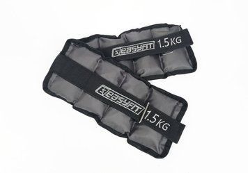 Утяжелители для ног и рук с металлом Metal 1,5 кг (пара) EasyFit 2123978 фото