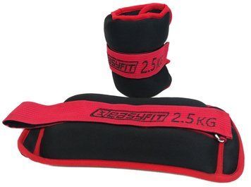 Утяжелители для ног и рук с металлом MYAKI по 2,5 кг (пара) EasyFit 2123989 фото