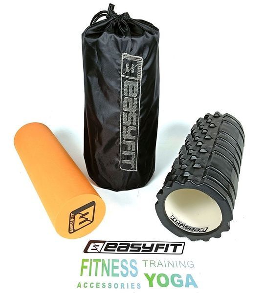 Масажний ролик PRO Active 33 см подвійний EasyFit 2124044 фото
