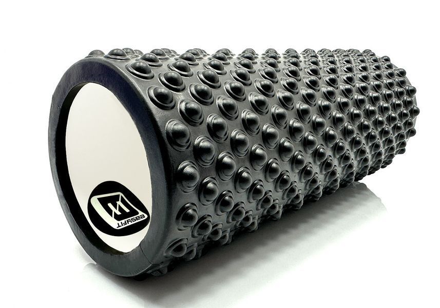 Масажний ролик Grid Roller Light 33 см Чорний EasyFit 2124122 фото