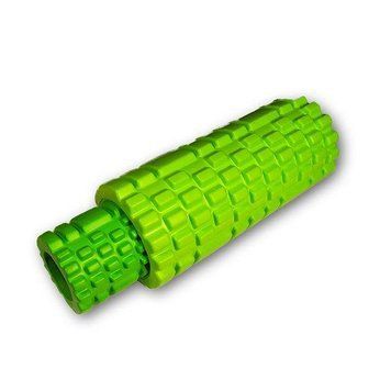 Масажний ролик Grid Roller Double 33 см Салатовий EasyFit 2124123 фото