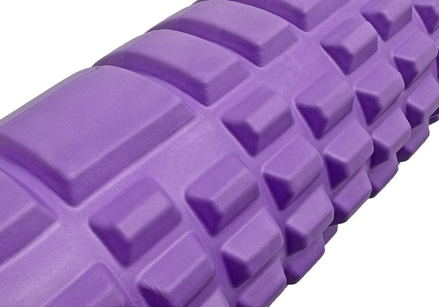 Масажний ролик Grid Roller 45 см v.2.1 Фіолетовий EasyFit 2124045 фото