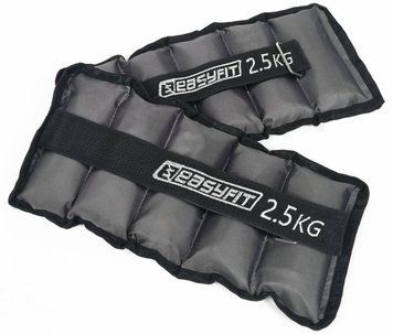 Утяжелители для ног и рук с металлом Metal 2,5 кг (пара) EasyFit 2123980 фото