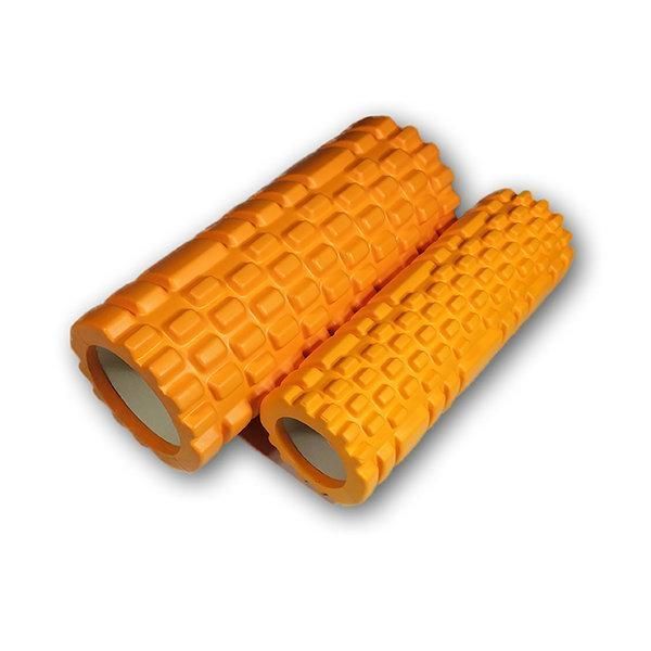 Масажний ролик Grid Roller Double 33 см Помаранчевий EasyFit 2124124 фото