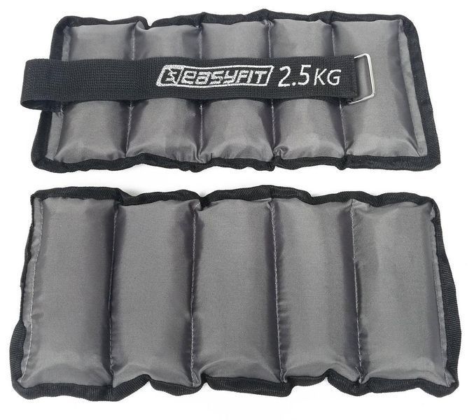 Утяжелители для ног и рук с металлом Metal 2,5 кг (пара) EasyFit 2123980 фото
