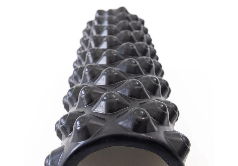 Масажний ролик Grid Roller Extreme 45 см Чорний EasyFit 2124183 фото