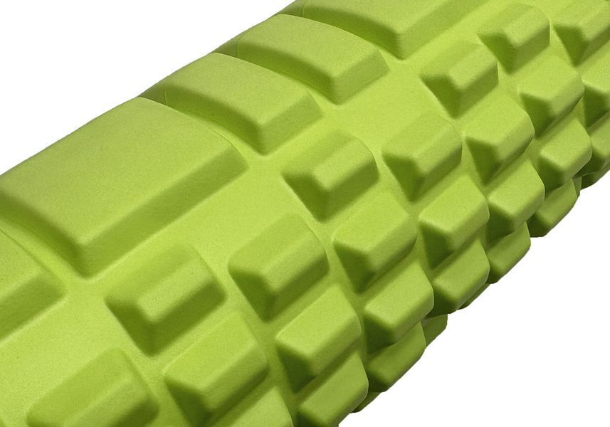 Масажний ролик Grid Roller 45 см v.2.1 Салатовий EasyFit 2124046 фото