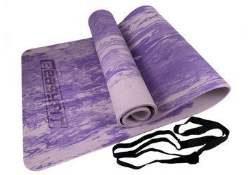 Килимок для йоги та фітнеса s-EVA Mat 8 мм Фіолетовий EasyFit 2124295 фото
