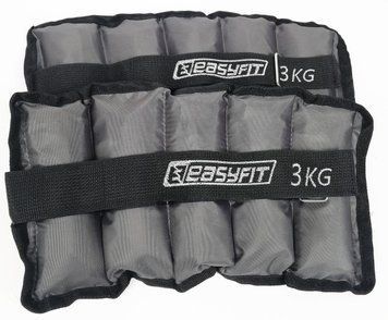 Утяжелители для ног и рук с металлом Metal 3 кг (пара) EasyFit 2123981 фото