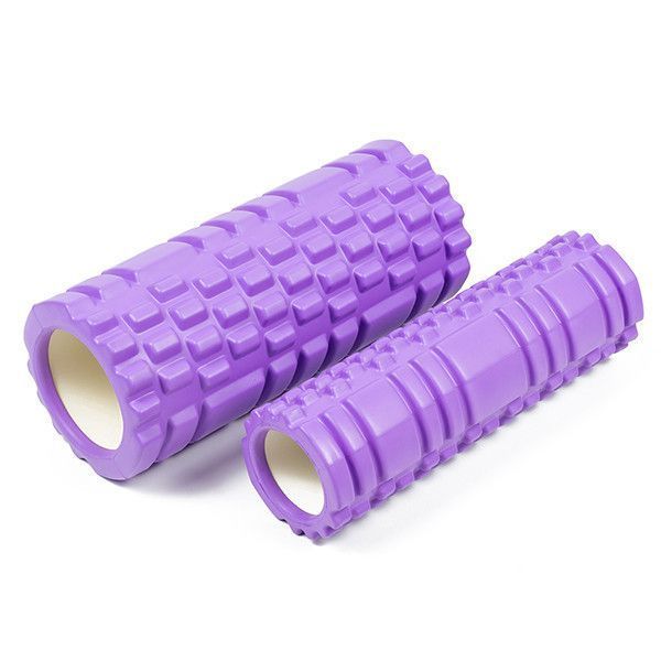 Массажный ролик Grid Roller Double 33 см Фиолетовый EasyFit 2124125 фото