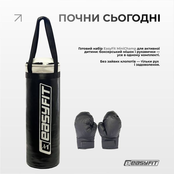 Боксерский набор MiniChamp для детей EasyFit 2124692 фото