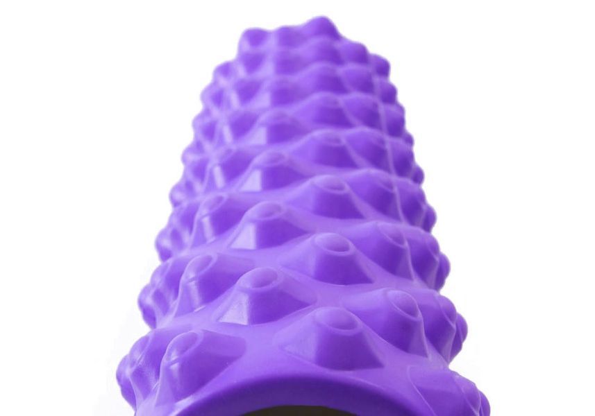 Массажный ролик Grid Roller Extreme 45 см Фиолетовый EasyFit 2124184 фото