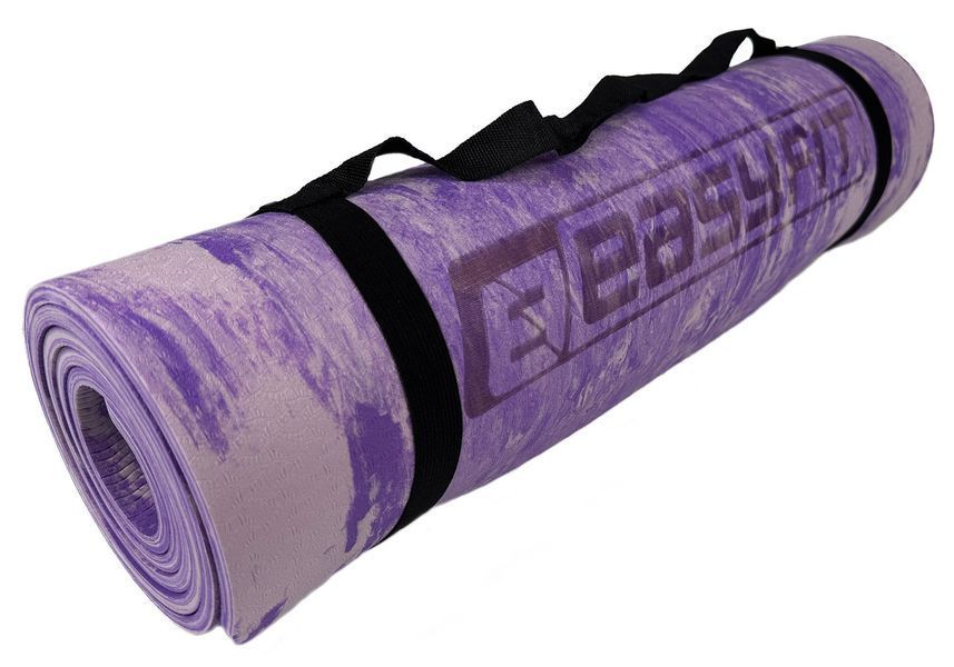 Коврик для йоги и фитнеса s-EVA Mat 8 мм Фиолетовый EasyFit 2124295 фото