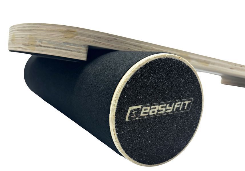Балансувальна дошка баланс борд з валиком чорний EasyFit 2124384 фото