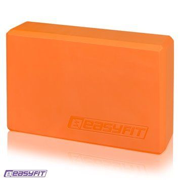 Блок для йоги EVA Оранжевый EasyFit 2124392 фото