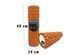 Масажний ролик Grid Roller 45 см v.2.1 Помаранчевий EasyFit 2124048 фото 1