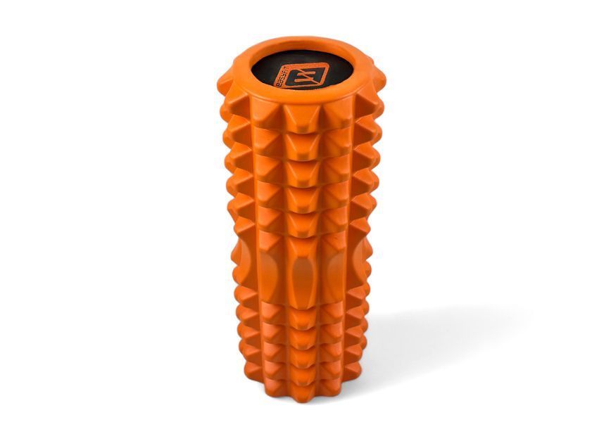 Масажний ролик Solid Roller v.1.2s 33х13 см помаранчевий EasyFit 2124385 фото