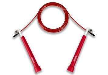 Скоростная скакалка Speed Cable Rope 3 м для бокса красная EasyFit 2123938 фото