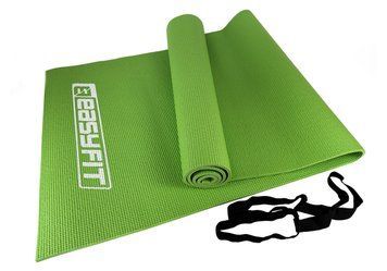 Килимок для йоги та фітнесу ПВХ (PVC) Салатовий EasyFit 2124272 фото