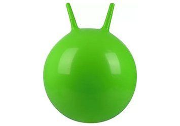 Мяч для фитнеса 45 см с рожками зеленый EasyFit 2124474 фото