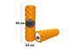 Массажный ролик Grid Roller Extreme 45 см Оранжевый EasyFit 2124186 фото 1