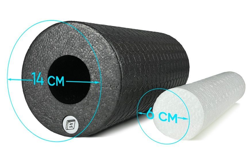 Масажний ролик LightWeight 33х14 см з масажером для стоп 33х5 см EasyFit 2124386 фото