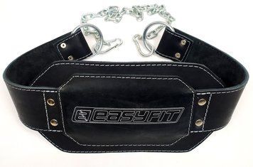 Пояс для отягощений (кожа) до 250 кг EasyFit 2124493 фото