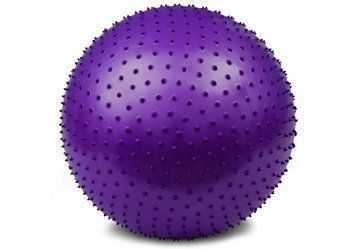 М'яч для фітнесу 65 см фіолетовий (фітбол масажний) EasyFit 2124479 фото