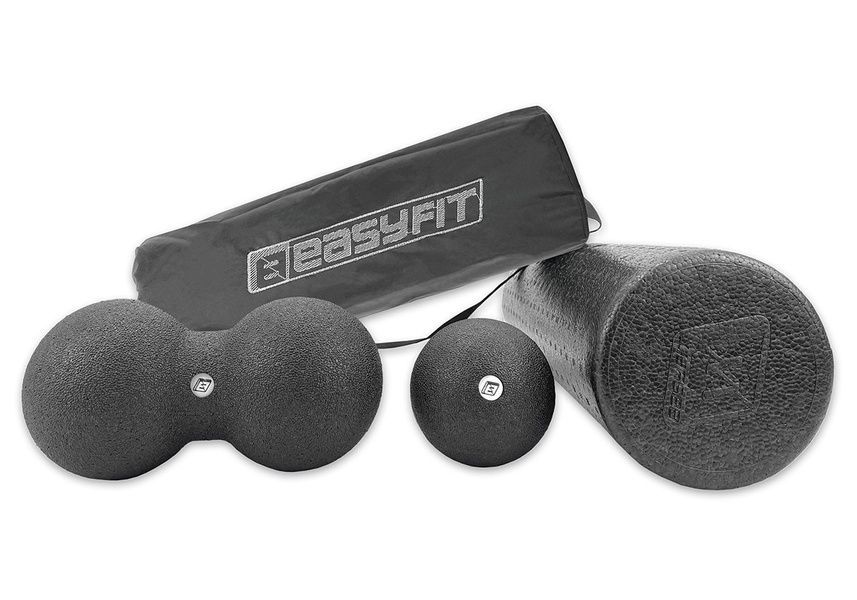 Набір для масажу MioSet-XL (2 м'ячика+ролик) EasyFit 2124206 фото