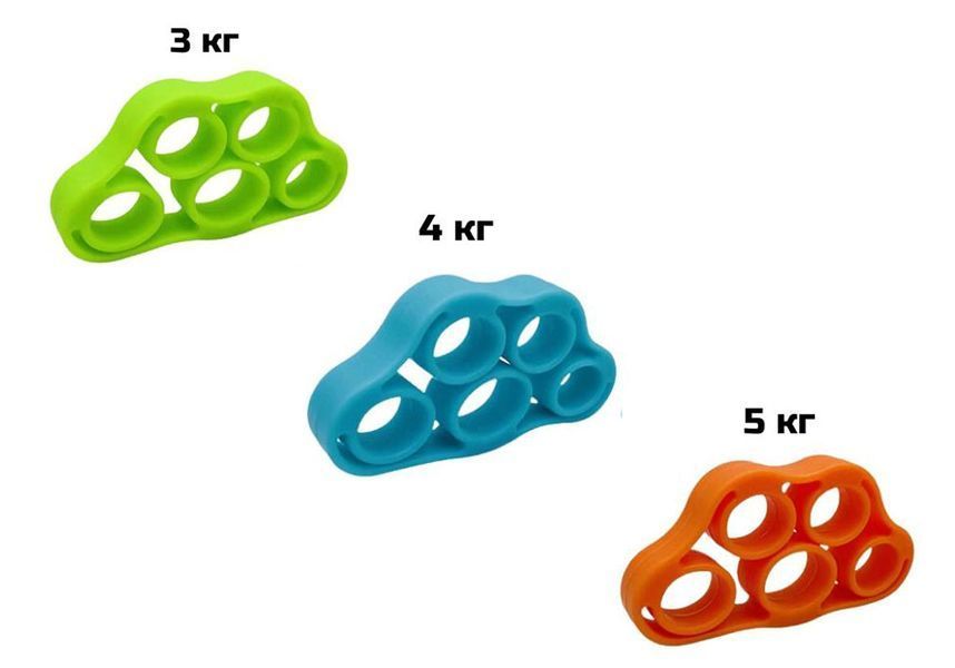 Эспандер для рук и пальцев GripFlex 5 кг (оранжевый) EasyFit 2124684 фото