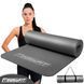 Коврик для фитнеса и йоги NBR 10 мм Серый EasyFit 2124237 фото 1