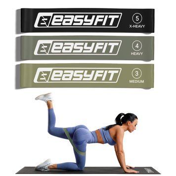Резинки для фитнеса MonoBand набор 3 шт EasyFit 2124703 фото