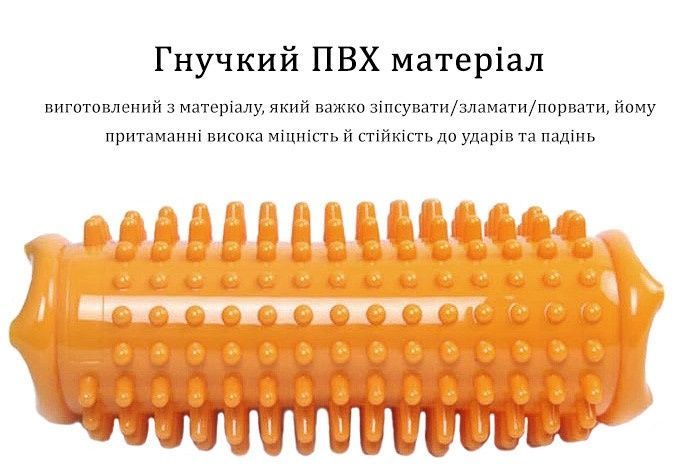 Ортопедичний масажний килимок для стоп Acupoint з шипами помаранчевий EasyFit 2124230 фото