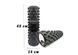 Массажный ролик Grid Roller PRO 45 см Черный EasyFit 2124058 фото 1