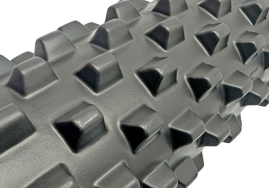 Массажный ролик Grid Roller PRO 45 см Черный EasyFit 2124058 фото