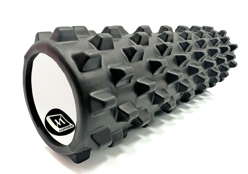 Массажный ролик Grid Roller PRO 45 см Черный EasyFit 2124058 фото